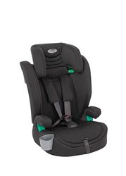 Graco Eldura R129 Arnés Booster (76-145 cm - 15 Meses a Aprox. 12 años). Modo de arnés de 15 Meses a Aprox. 4 años (76-105 cm), Modo Highback de Aprox. 3,5 a 12 años (105-145 cm), Medianoche