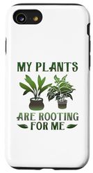 Coque pour iPhone SE (2020) / 7 / 8 Citation amusante d'un amoureux des plantes - Mes plantes