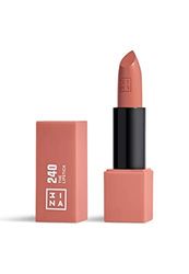3INA MAKEUP - The Lipstick 240 - Średni Nude Jasny pomadka z witaminą E i masło Shea -wysokie krycie z wygodną teksturą - magnetyczną nasadką - Wysoko krycie - Vegan - Cruelty Free