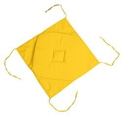 Lovely Casa CU4689021GAL Nelson zitkussen van polyethyleen/katoen, 40 x 40 cm, geel