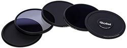 Rollei Premium ND Filterset, Grijs, (1x Nd 8, Nd 64 En Nd 1000 Filter), Van Gorilla-Glas, Met Aluminium Beschermdeksel, 82 mm