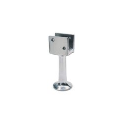 Scheidingswandsteun U-vormig verstelbaar. Bodemafstand. 100 mm, Opl. 30-40mm, zilver geanodiseerd; 1 stuk