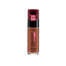 L'Oréal Paris Make-up designer Paris Infallible 24H Fresh Wear base de maquilhagem de longa duração (tom 375 Ambre Profond), 30 ml