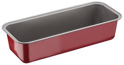 TefalJ 1640114 Delibake taartvorm, 30 cm, staal, rood/carbon