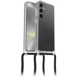 Otterbox Funda React Necklace para Samsung Galaxy S24, Funda Protectora con cordón para Cuello Ajustable y Desmontable, Testada según los Estándares Militares, Transparente, Sin Caja Retail