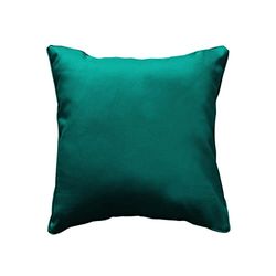 mjukhet i interiören, kudde 40 x 40 cm smaragd, vanlig polyester, essentiell