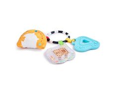 Hape Juguete sensorial portátil para bebés, Sonajero y Peluche para Colgar en el Cochecito, Juguete para niños a Partir de 0 Meses