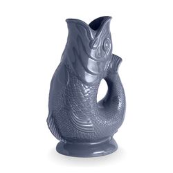 Wade Fish Jug, Earthenware, Iconic UK Heritage, Made in Stoke-on-Trent, 1.2L, French Grey