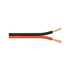 Goobay 67740 Câble de Haut-Parleur Rouge/Noir CCA, 50 m Longueur de Câble