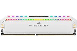 Corsair Dominator Platinum RGB 16 Go (2x8 Go) DDR4 3200 (PC4-25600) C16 1.35V Mémoire de Bureau - Blanc