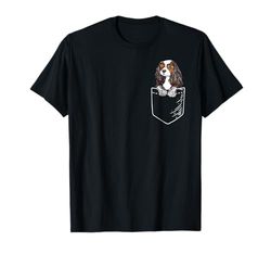 Funny Tricolor Pocket Cavalier King Charles Spaniel Lover Maglietta