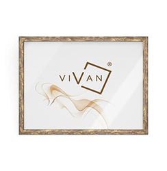 VIVAN Poster houten frame met plexiglas en achterkant, geoxideerd goud, beeldformaat 50 x 70 cm