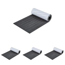 VEVOR Revêtement de Sol pour Bateau en Mousse EVA 2400 x 450 mm, Plancher de revêtement de Sol Autocollant antidérapant, 10 800 cm², Tapis Marin pour Bateaux, Yachts, pontons, terrasses de Kayak