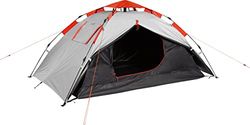 McKinley Unisex Easy Up 3 popup-tält, grått ljus/röd, en storlek