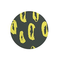 Questo Casa, Round Digital Printed Mouse Pad, Non-Slip Base, for Office and Home, Diameter:22cm