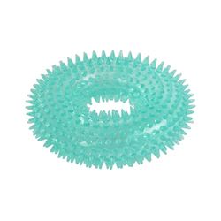Love Story, Zabawka Dental Ring Picots Ø12,5 x 4,2 cm Niebieski