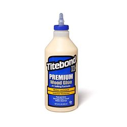 Titebond II Premium houtlijm, waterdichte houtlijm voor professioneel gebruik, grootte: 946 ml, 1 stuk, 500-5