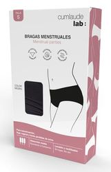 Cumlaude Lab Menstrual Panties - Medium-High Absorption, Equivalent to 3 Tampons, for Menstruation Period Size S