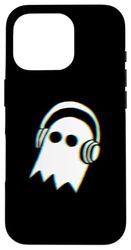 Funny Vaporwave EDM Music House Ghost DJ Festival Case for iPhone 16 Pro