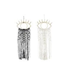 DECORACION COLGANTE MDF MACRAME 30X1X90 2 SURT.