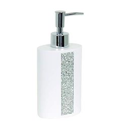 MSV 141596 Distributeur de Savon Blanc 6 x 18 cm