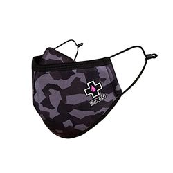 Muc-Off Urban Camo Face Mask, Large - Reusable Face Mask with Filter, Washable Face Covering - Adjustable Cotton Mask for Men and Women