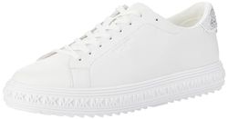 Michael Kors Grove Lace UP Sneaker Dam Optic White 40 EU, Optiskt vitt, 40 EU