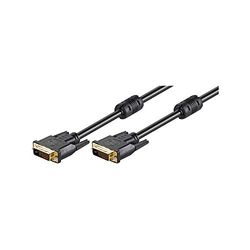 Wentronic DVI-D-kabel Dual Link (DVI-D (24+1) kontakt till DVI-D (24+1) kontakt) 2 m