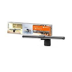 LEDVANCE SUN@HOME Lampe écran LED noire avec WIFI 45cm de long et 9.5cm de haut, 2.5 W, 35 Lm, 2200-5000K, CRI>95, lampe écran WIFI avec Alexa, google ou contrôle via app et fonction biorythme