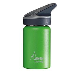 Laken Jannu thermische waterfles met vacuümisolatie met dubbele roestvrijstalen wand 18/8. Tot 24 uur koud, groen, 350 ml