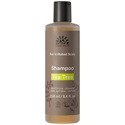Urtekram Champô orgânico Tea Tree para couro cabeludo irritado, 250 ml