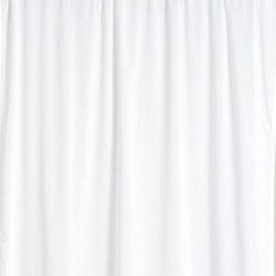 Emma Barclay Cortinas Plisadas lápiz, Poliéster, Blanco, Width 90 x Drop 69" (228 x 175cm)