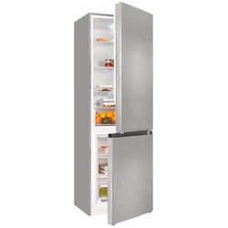 Exquisit® Frigorífico Combi Inverter, 315L, Clase C, Material Acero Inox, Cajón Verdulero, Estantes de Cristal, Altura Regulable, Tiradores Integrados, Consumo 149 kWh/año, Medidas 185,8x60x60,5 Cm.