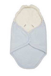 Babyzubehör HLUSIN 1011150701 Cooc Classic Housse pour bébé Bleu/naturel Env. 86 cm x 45 cm