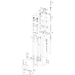 Rockshox 11.4015.230.000 Boxxer reservdel gaffel, svart