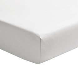 Satin monterat bomullsark, palazzo, vit, 160 x 200 cm, Essix