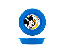 Lulabi Mickey Happytimes Piatto Fondo Bimbo, Polipropilene, 16cm