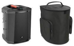 Audibax Roma 120 Go - Altoparlante PA Attivo Portatile - Potenza 120W - Altoparlante Amplificato con Bluetooth - Batteria da 6,5" - Supporta la Funzione TWS - Distanza Bluetooth di 15 Metri