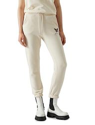 Koton Dames Pocket Detail Gedrukt Medium Rise Jogger Joggingbroek, 060 (Beige), M