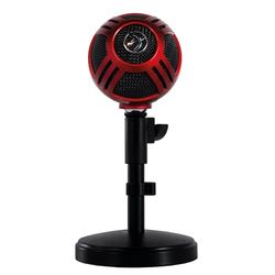 Arozzi Sfera Gaming/Streaming/Office USB Microphone - Cardioid Polar Pattern, Boom Arm Compatible - Red