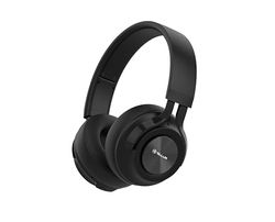 TELLUR Feel Bluetooth słuchawki nauszne, BT v5.3, do 15 godzin, słuchawki USB C z mikrofonem, bezprzewodowe słuchawki, doskonały bas, miękka i lekka konstrukcja, składane (czarne)