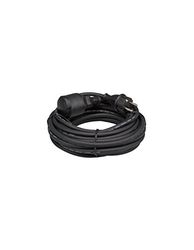 Perel Rallonge, H05RR-F 3G1.5, 10 m, 16 A/230 V, 3680 W, Type E/F, IP44, Caoutchouc, Noir