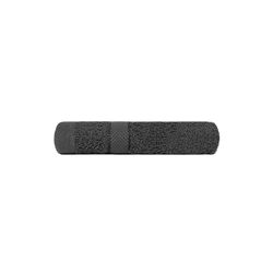 Brentfords Lussuoso asciugamano da bagno singolo in 100% cotone, di alta qualità, super assorbente e ad asciugatura rapida, 30 x 30 cm, colore grigio antracite
