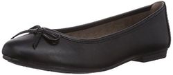 Softline 22163 dames gesloten ballerina's, zwart zwart 1, 39 EU Breed