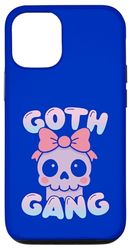 Cutesy Cartoon Style Skeleton, Pastel Goth Halloween Design Case for iPhone 12/12 Pro