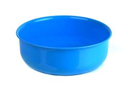 Kimmel Cuenco para cereales y sopa (plástico, reutilizable, apilable, 17 cm), color azul