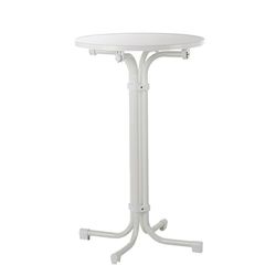 BEST 26577000 Multiflex Table de Bar Ronde Blanc 70 cm