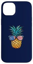 Life Is Really Good - Occhiali da sole da spiaggia con bandiera USA Custodia per iPhone 14 Plus