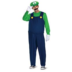 Super Mario Bros Deluxe Costumi, Luigi, XL Uomo