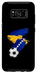 Carcasa para Galaxy S8 Bandera de fútbol de Bosnia Herzegovina